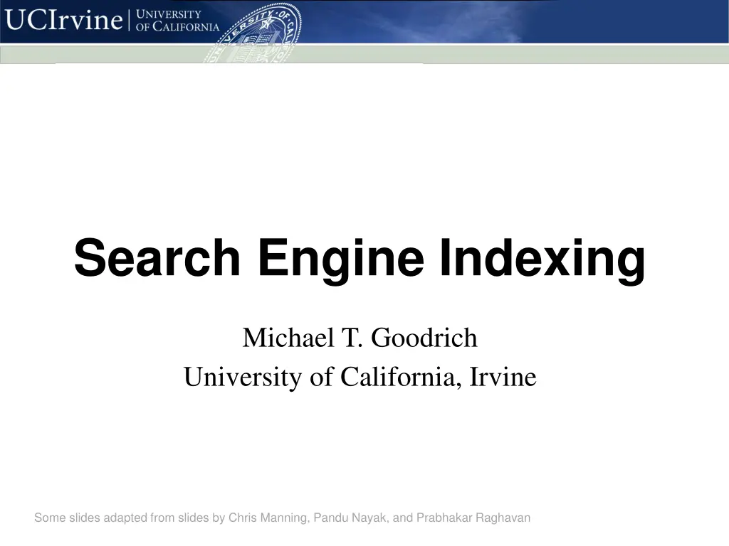 search engine indexing