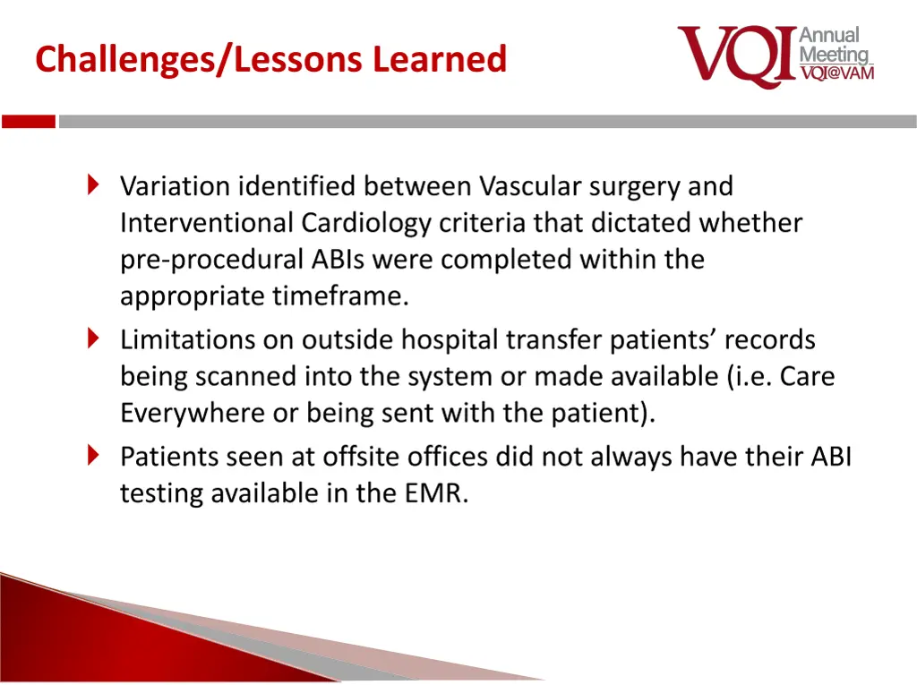 challenges lessons learned
