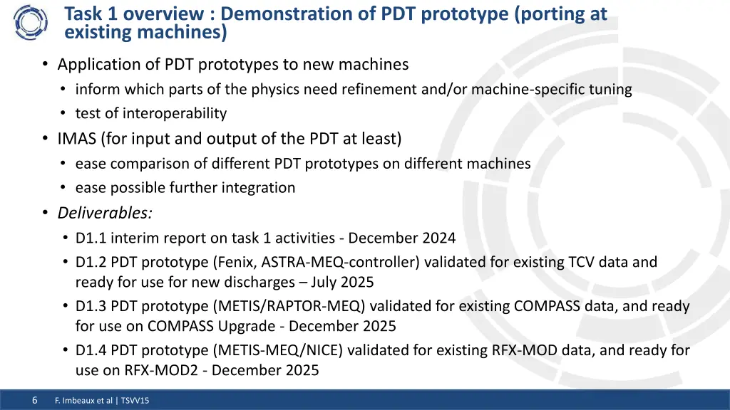 task 1 overview demonstration of pdt prototype