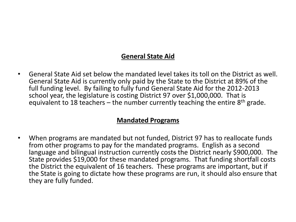 general state aid