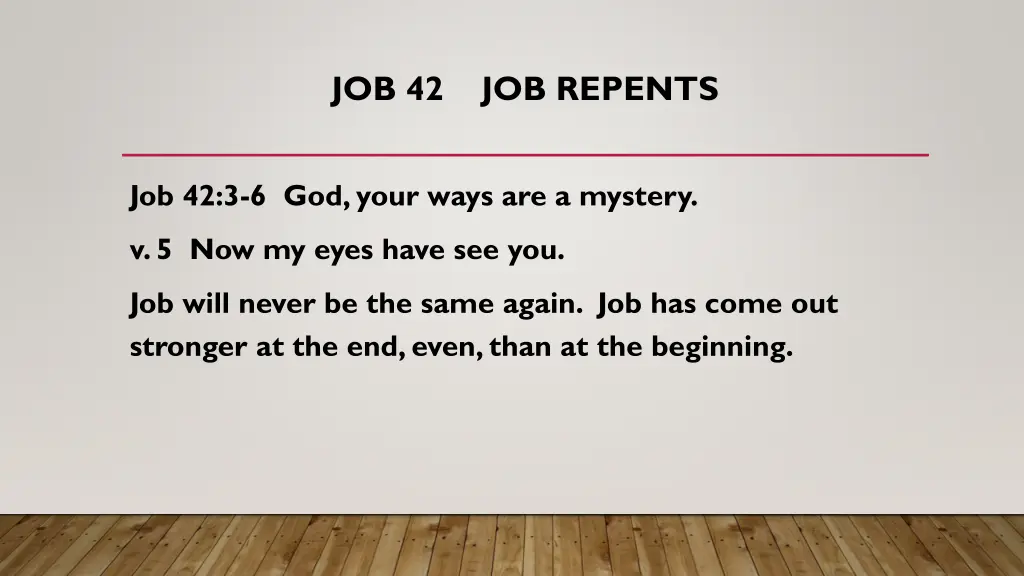 job 42 job repents