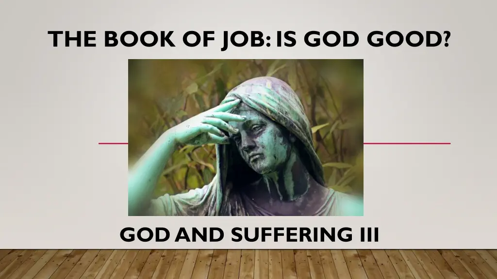 the book of job is god good