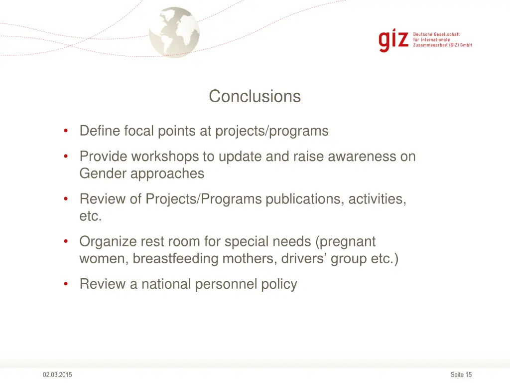 conclusions