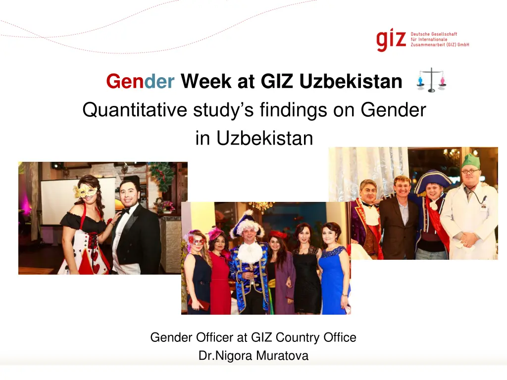 gender week at giz uzbekistan q uantitative study