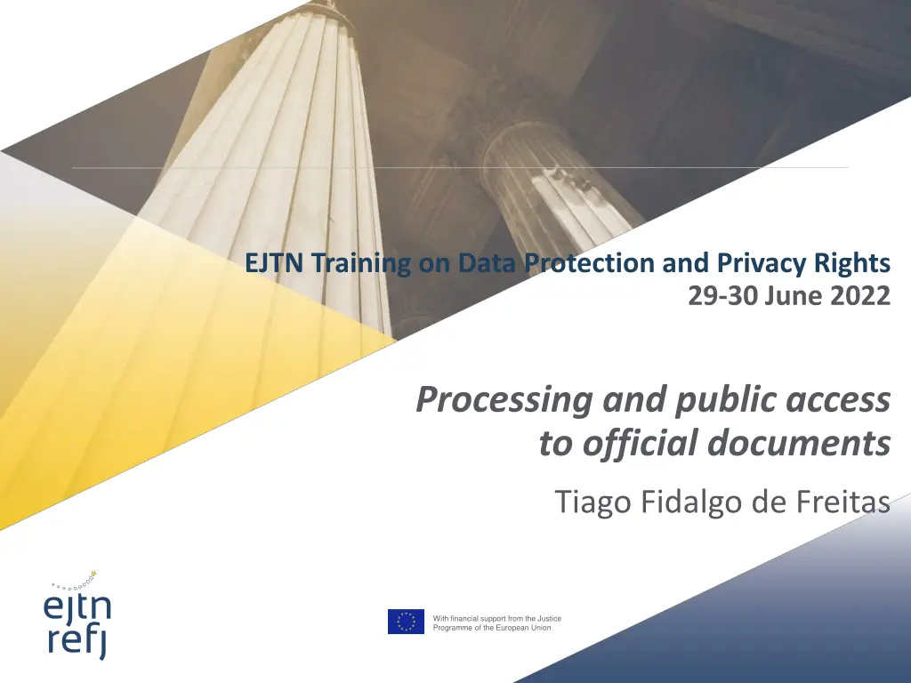 ejtn training on data protection and privacy