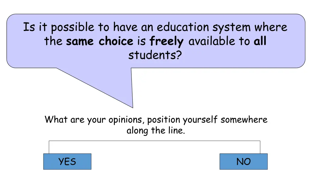 is it possible to have an education system where