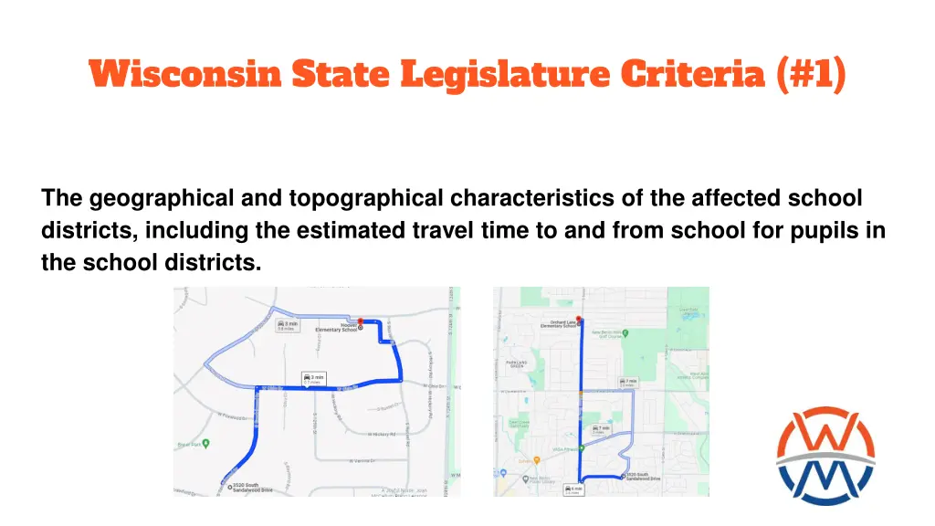 wisconsin state legislature criteria 1