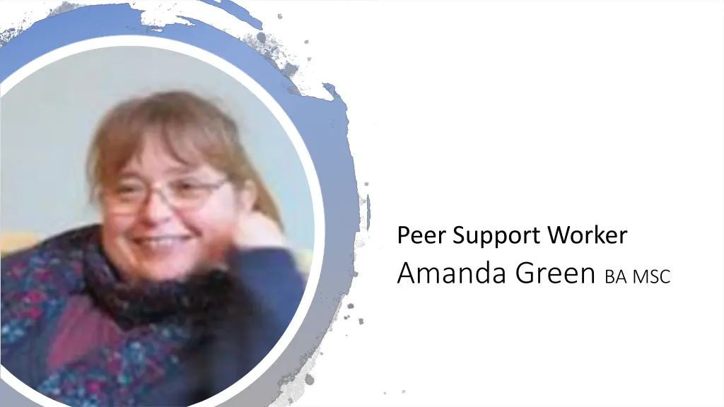 peer support worker