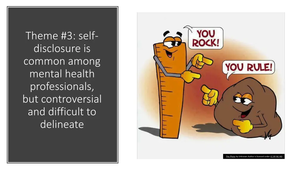theme 3 self disclosure is common among mental