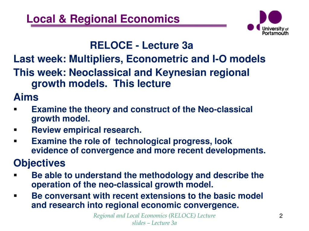 local regional economics 1