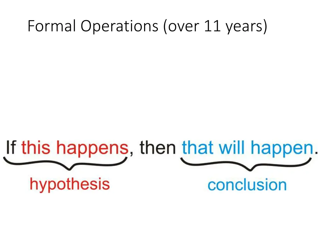 formal operations over 11 years