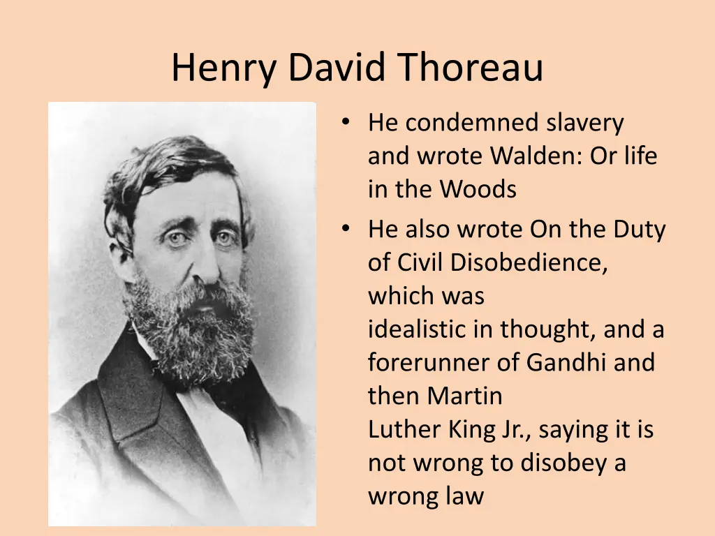 henry david thoreau