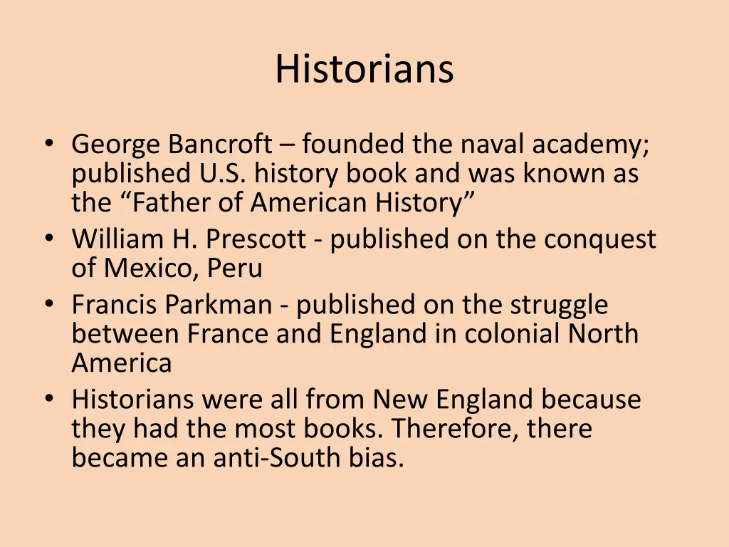 historians