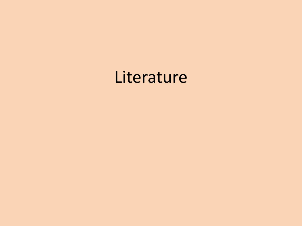 literature