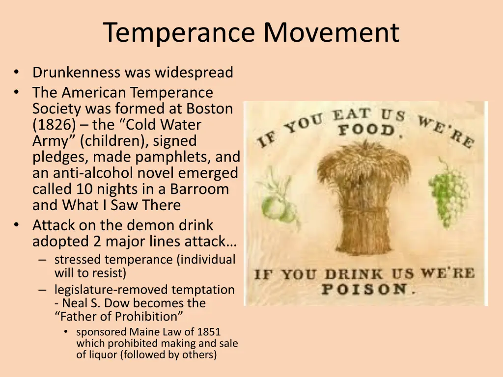 temperance movement