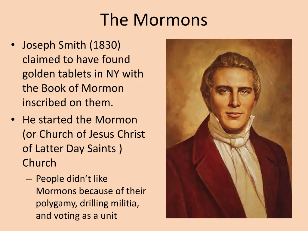 the mormons