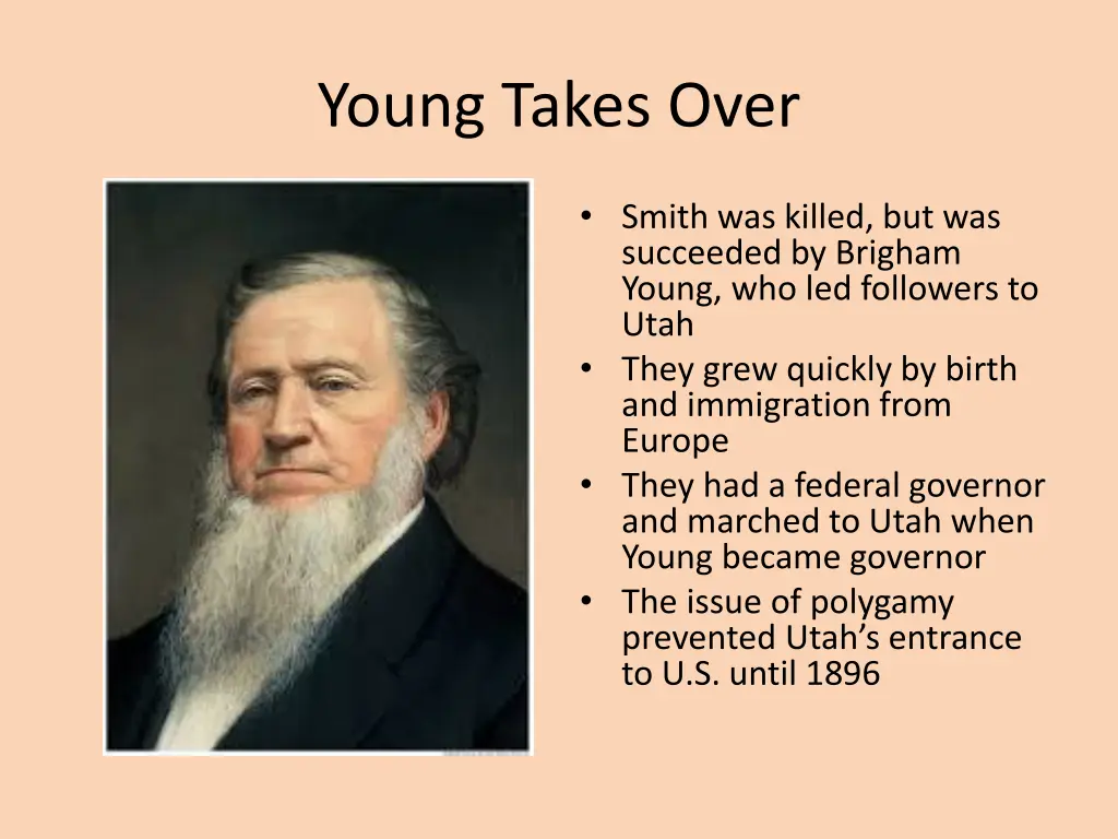 young takes over