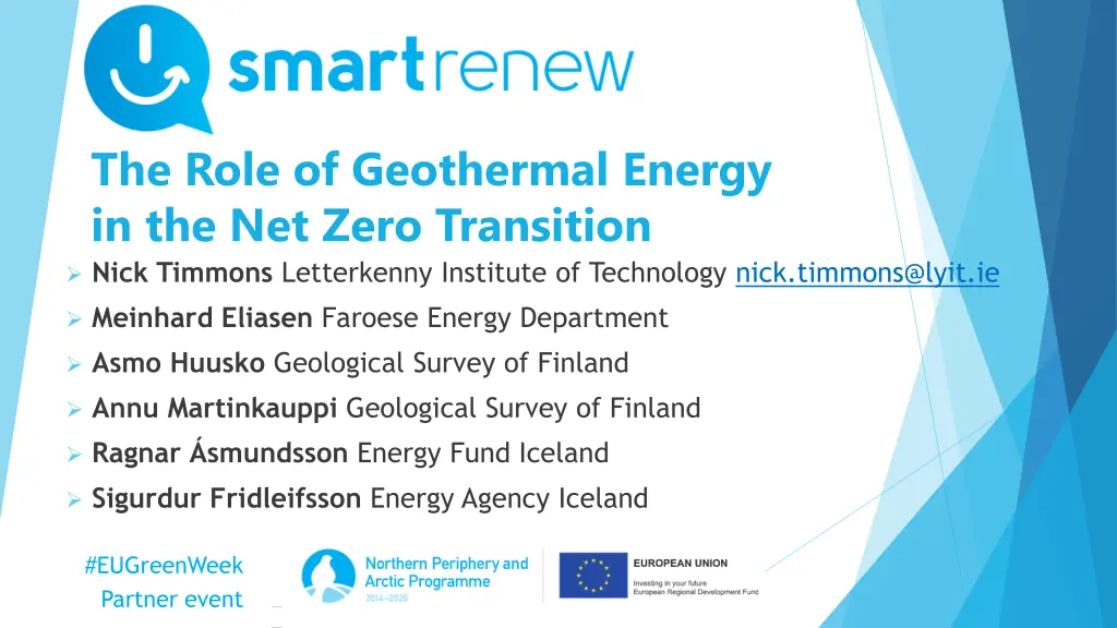 the role of geothermal energy in the net zero