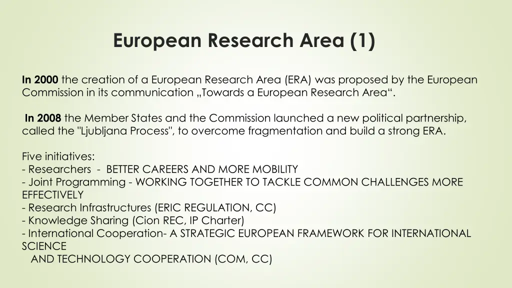 european research area 1