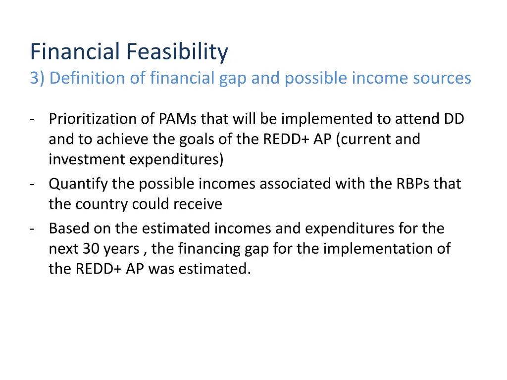 financial feasibility 3 definition of financial
