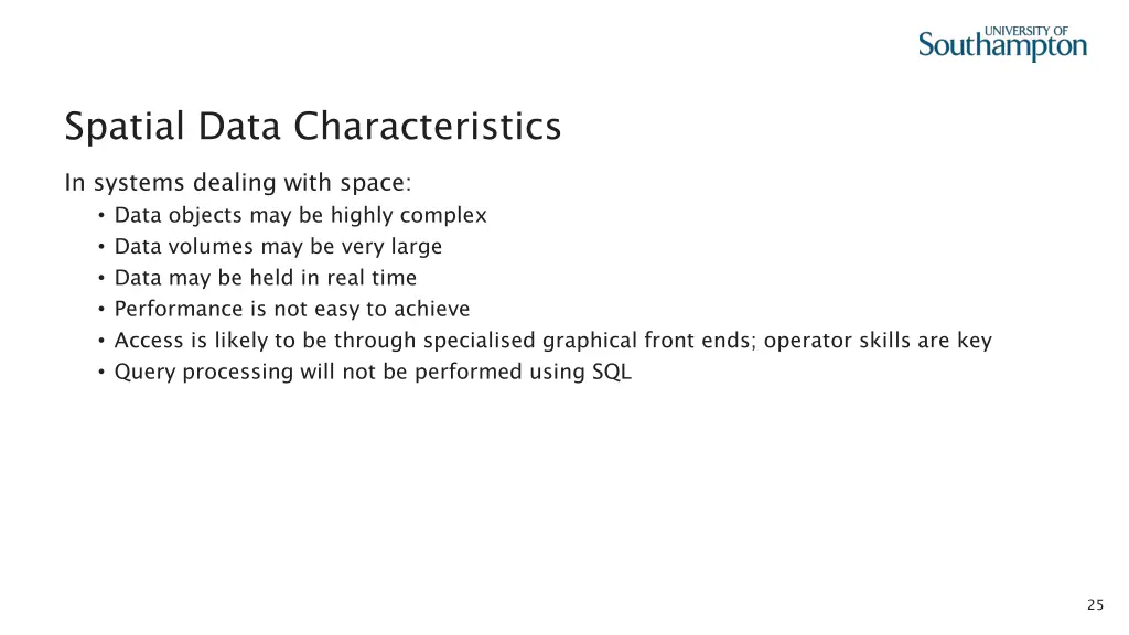 spatial data characteristics
