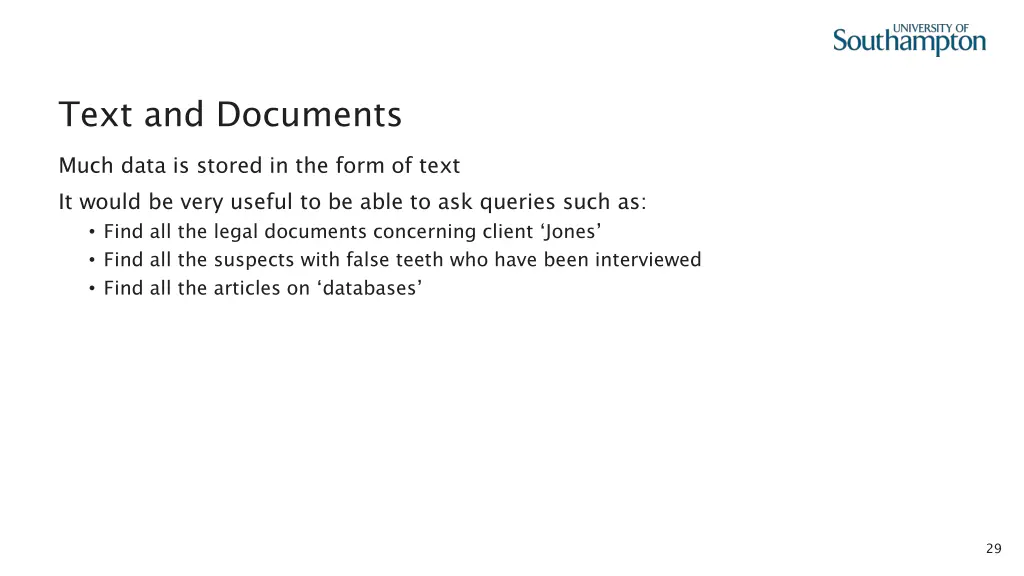 text and documents