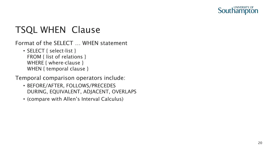 tsql when clause