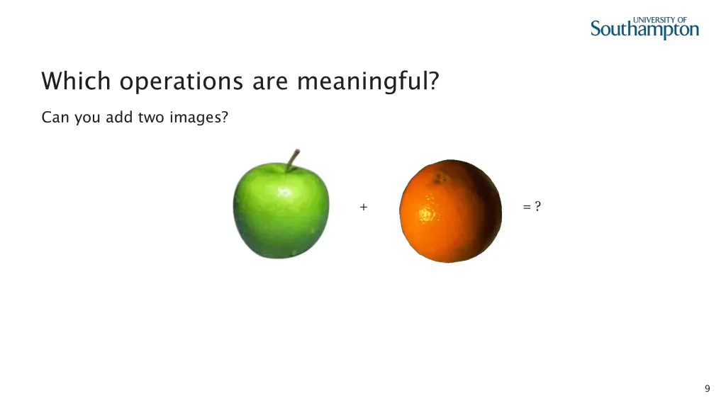 which operations are meaningful 2