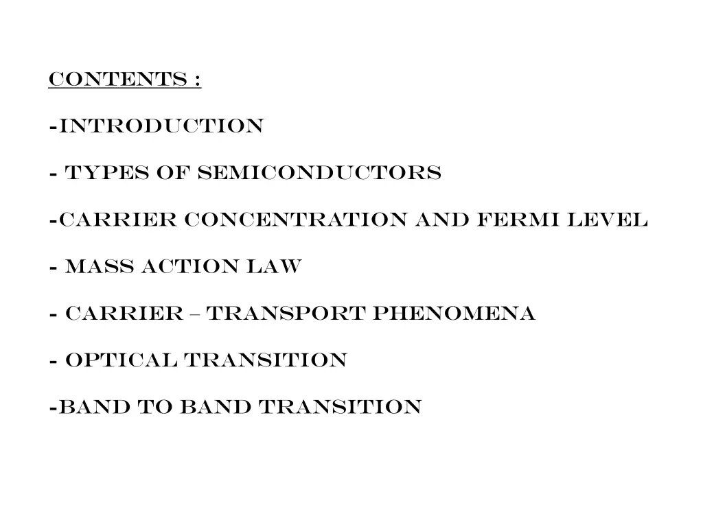 contents