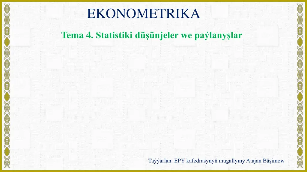 ekonometrika