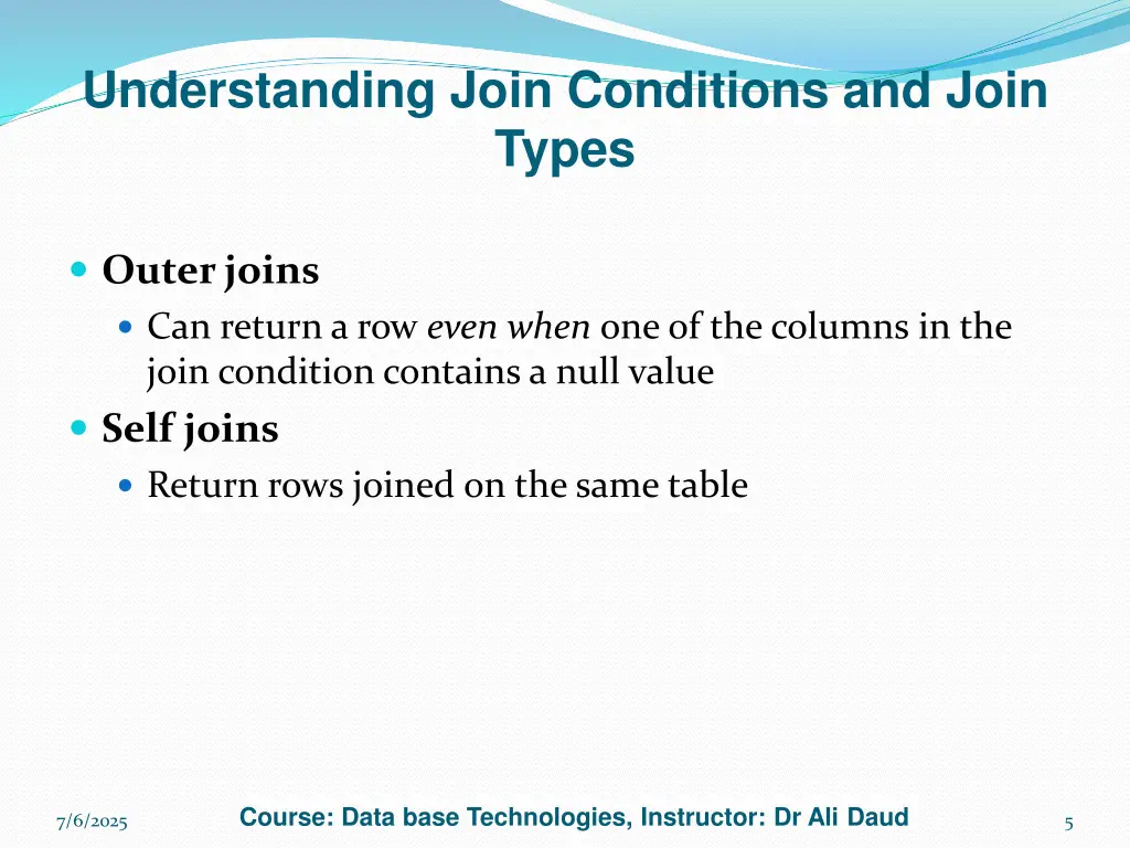 understanding join conditions and join types 3