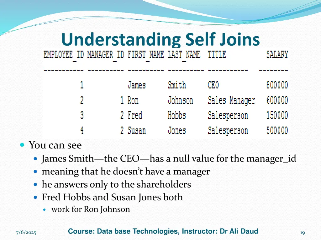 understanding self joins 1
