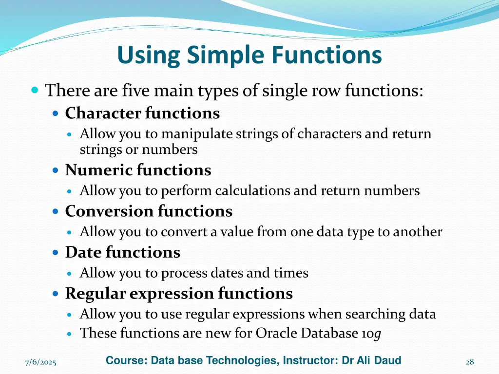 using simple functions 4