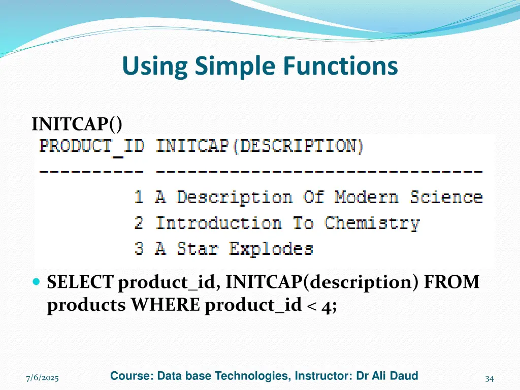 using simple functions 9