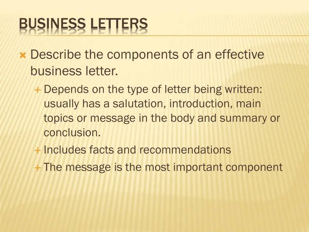 business letters 2