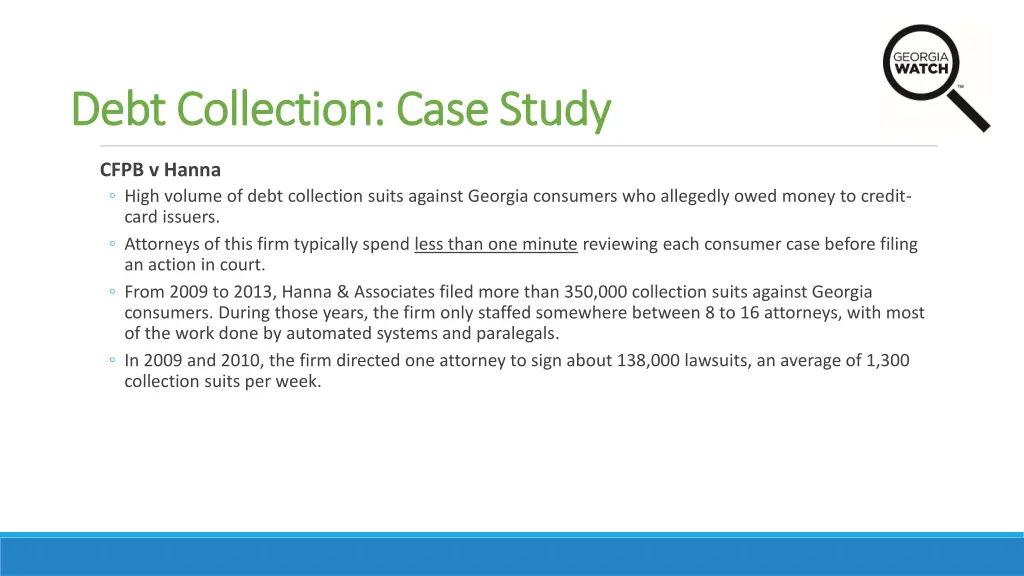 debt collection case study debt collection case