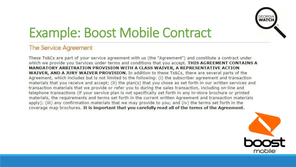 example boost mobile contract example boost