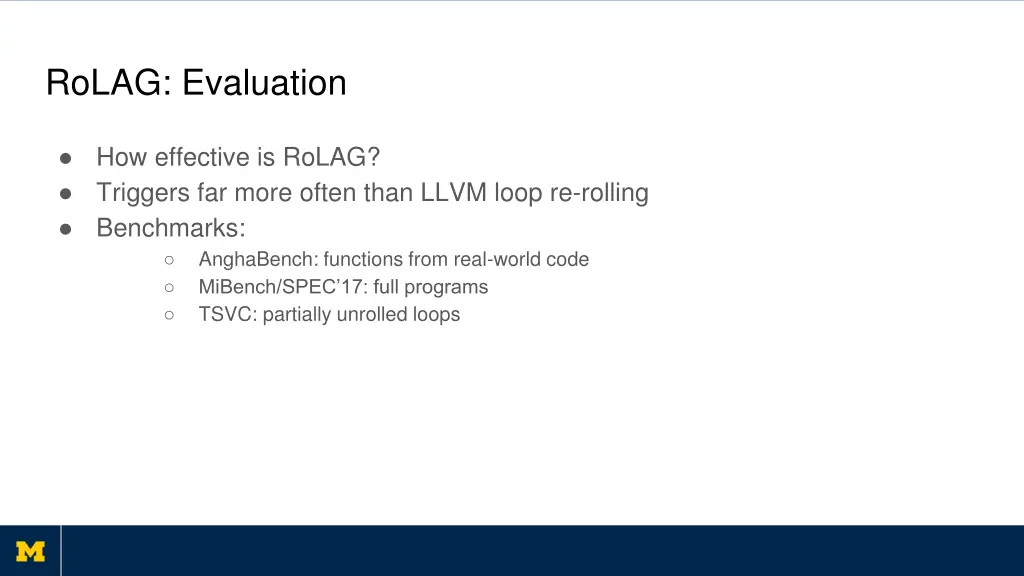 rolag evaluation