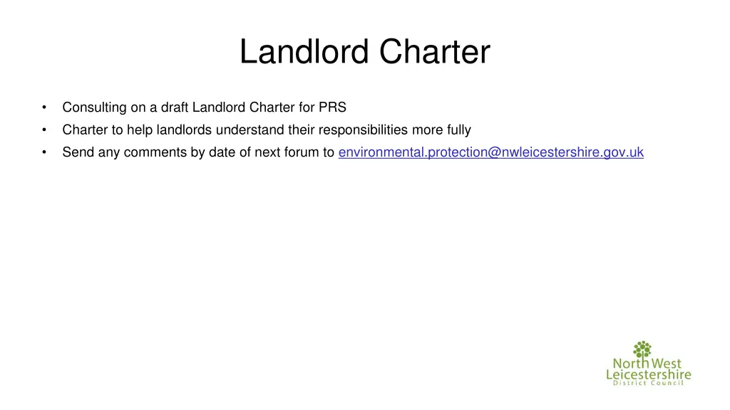landlord charter