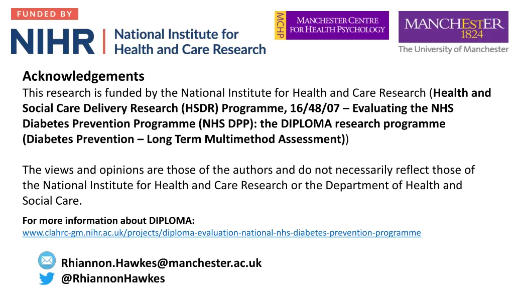 acknowledgements this research is funded