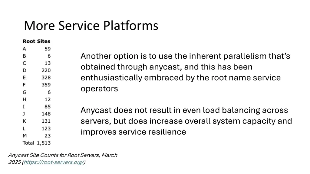 more service platforms