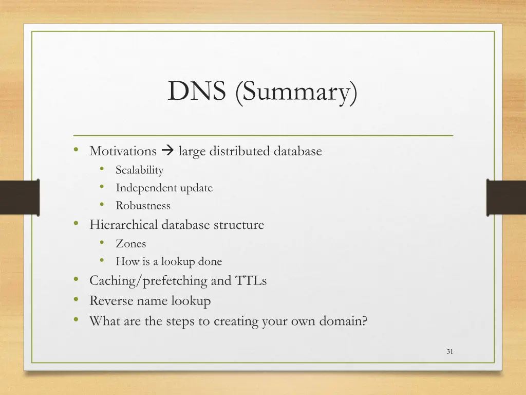 dns summary