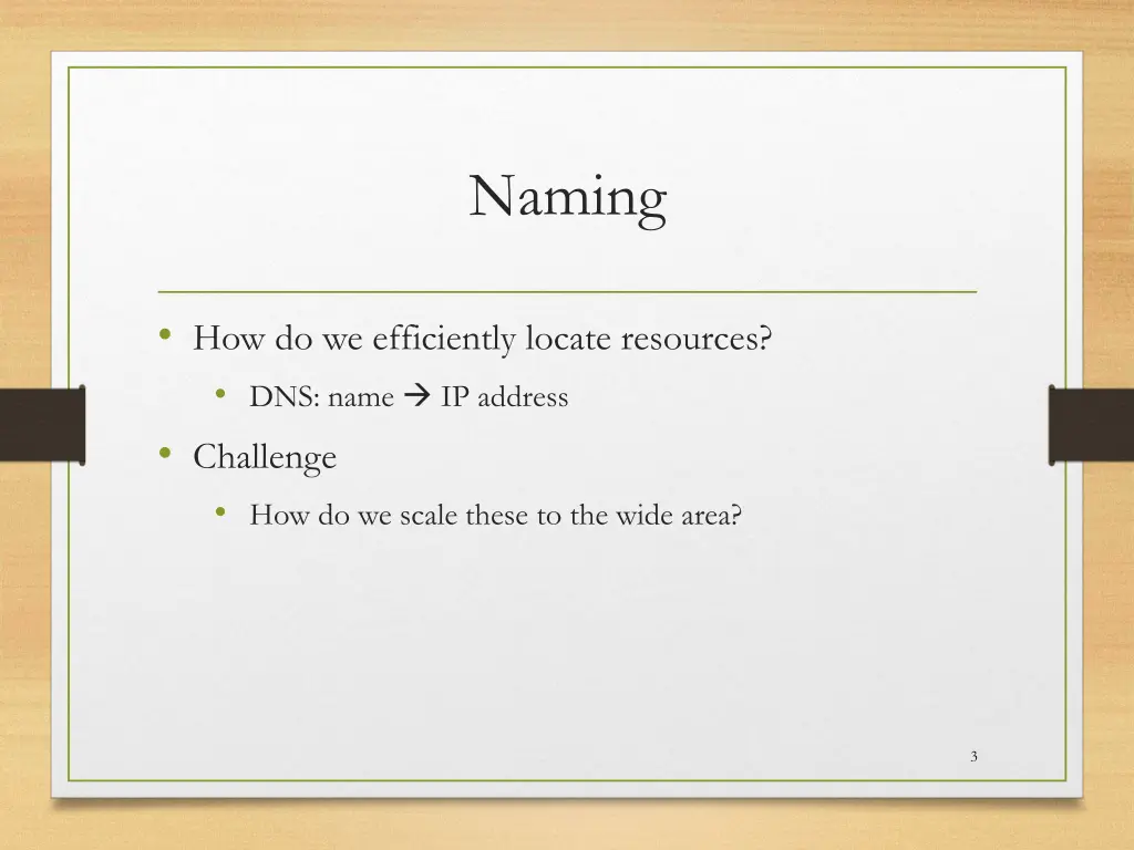 naming