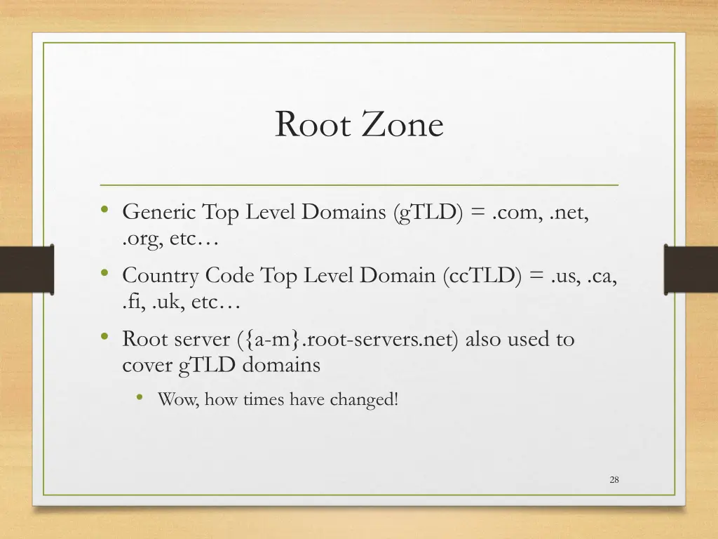 root zone
