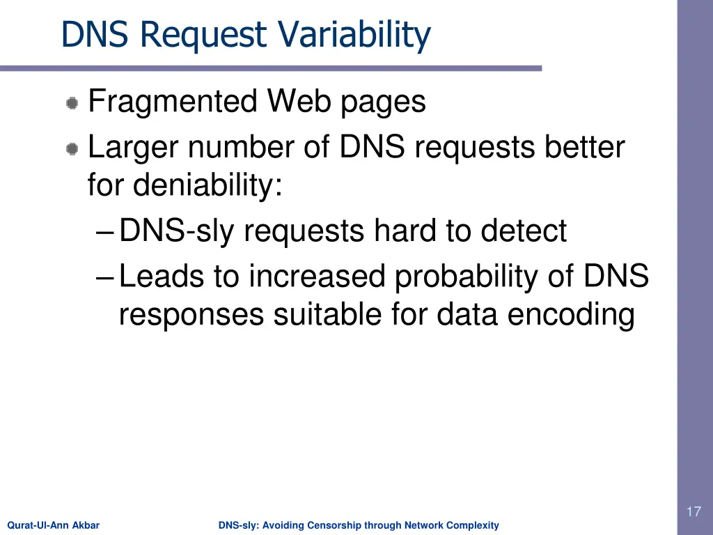 dns request variability