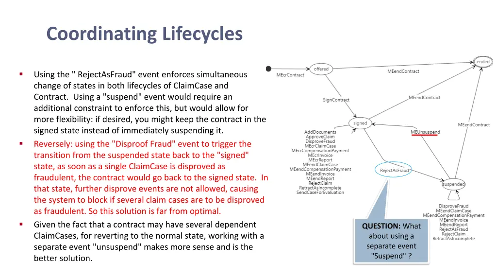 coordinating lifecycles