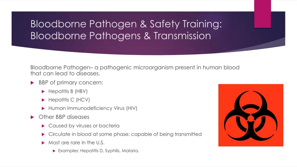 bloodborne pathogen safety training bloodborne
