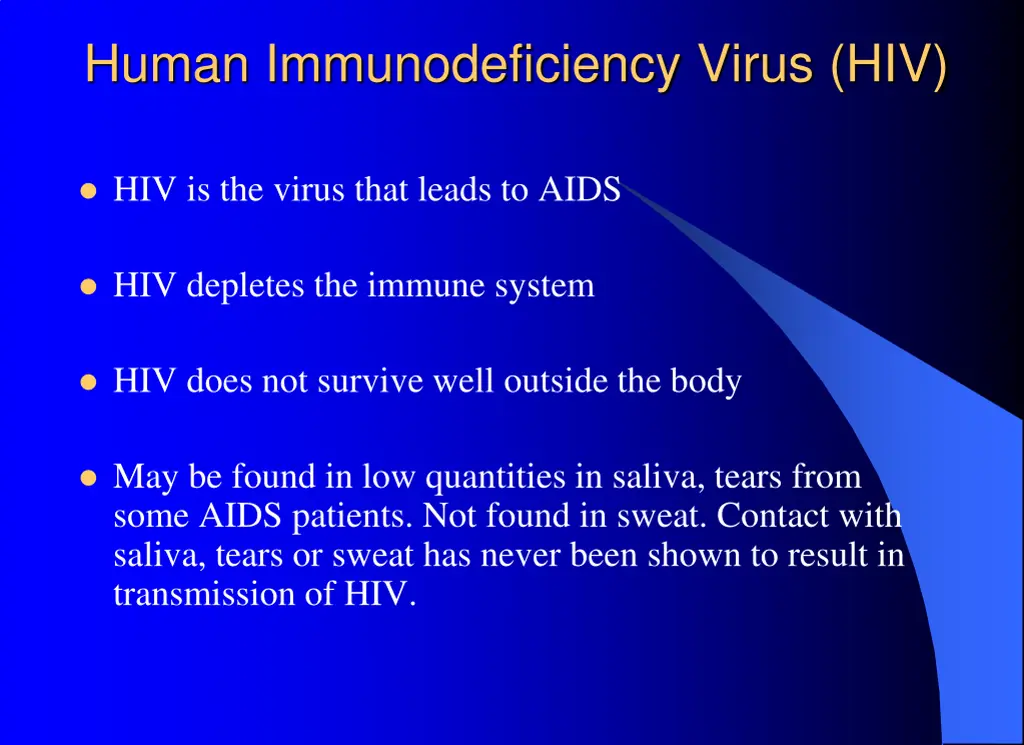 human immunodeficiency virus hiv