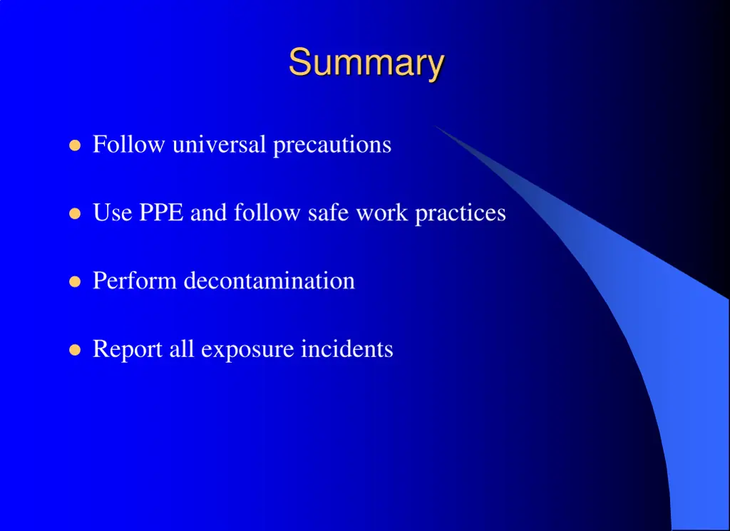 summary