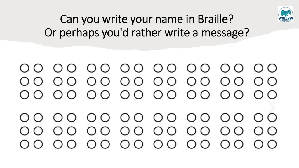 can you write your name in braille can you write